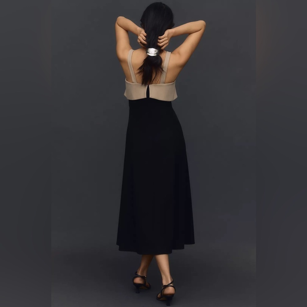 NWT Size XL - Aurelia Colorblock Midi Dress - Picture 4 of 9